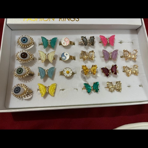 Butterfly ring ethnic wear - Picture 7 of 11